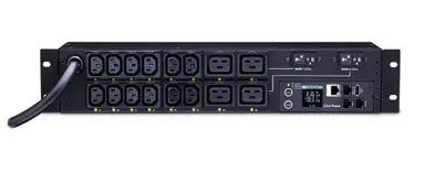 CyberPower Systems (USA) 30A 208V Metered-by-Outlet Switched PDU 16 C13-C19 Outlets 12 ft Cord 3 Year, image 4