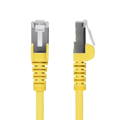 StarTech.com 1 ft Yellow Cat6a Ethernet Cable, Snagless RJ45, 10G, 100W PoE, S/FTP, LSZH, 27AW, image 6