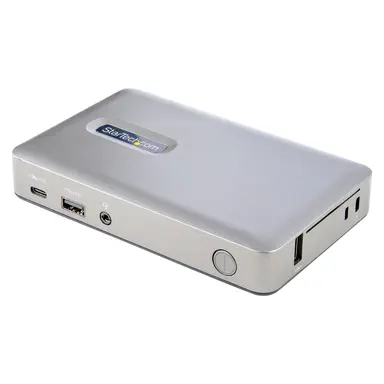 STARTECH.COM USB C Mini Dock with DP 1.2 4K 30HZ OR VGA/3X Usb-A 5GBPS/BC 1.2/1X USB-C 5GBPS