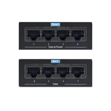 StarTech.com 4-Port Gigabit Midspan, PoE+ Injector, 802.3AT and 802.3AF, Wall-Mountable Power, image 7