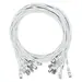 Intellinet CAT8.1 U/FTP Slim Network Patch Cable, 1.5 FT., White, 10-Pack, image 5