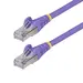 StarTech.com 6 in Purple Cat6a Ethernet Cable, Snagless RJ45, 10G, 100W PoE, S/FTP, LSZH, 27AW, image 5