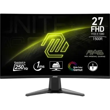 MSI Computer Mag 27C6X Gaming Monitor, image 4