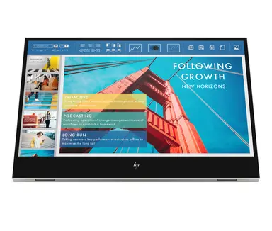 HP E14 G4 14 in Portable Monitor - LCD Display - Flat - 1920 × 1080 - 14 in