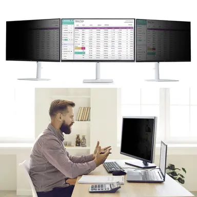StarTech.com 32 in 16:9 Widescreen Magnetic Privacy Screen Obscures Your Display When Viewed F, image 7