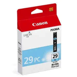Canon Inkjet PGI-29 Photo Cyan Ink Tank - Cartridge - for the Pixma PRO-1 Inkjet Photo Printe