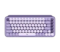 Logitech Pop Keys Wireless Mechanical Keyboard with Emoji Keys - COSMOS_LAVENDER - Bolt, S, image 3