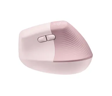 Logitech Lift Vertical Ergonomic Mouse - Rose, image 8
