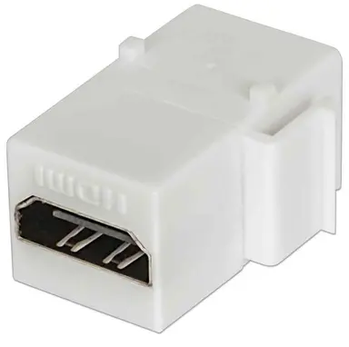 Intellinet Manhattan Hmdi Inline Coupler, HDMI Female to HDMI Female (WHITE). Snap-in Insta, image 7