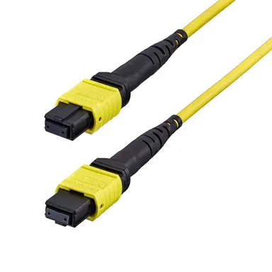 StarTech.com 10m (33ft) MTP®/MPO Fiber Optic Cable 12F Type-A OS2 Single Mode MTP/APC Female Fiber Patch Cable 9/125µm Ofnp Plenum MTP-12 Fiber Jumper Cord