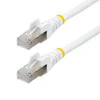 StarTech.com 1 ft Cat6a Ethernet Cable - White - Low Smoke Zero Halogen (LSZH) - 10GBE 500MHz, image 3
