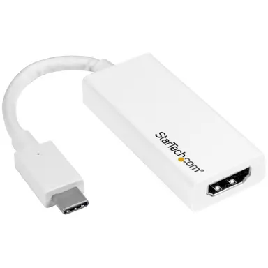 StarTech.com USB C to HDMI Adapter Supports 4K Resolutions - Reversible USB-C Also Connects