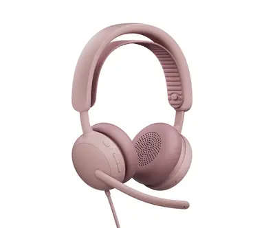 Logitech Zone Wired 2 Headset - Rose, image 7
