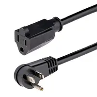 StarTech.com AC Power Extension Cord 1 ft (0.3 m) 16AWG Power Supply Extension Cable NEMA 5-15R, image 3