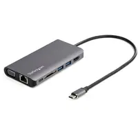 StarTech.com 8-in-1 USB-C Travel Dock W/ 4K 30HZ HDMI/VGA, 2 USB-a, USB-C, SD, Gbe, Headset/M, image 3