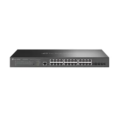 Omada Networks by TP Link Omada 24-Port 2.5GBASE-T and 4-Port 10GE SFP+ L2+ Managed Switch with 16-Port PO
