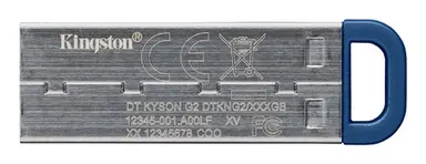 Kingston 64GB Datatraveler Kyson 220MB/S Metal USB 3.2 Gen 1 - Dimensions: 39MM X 12.6MM, image 5