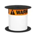 Brother International Corporat 4INX6IN TT ANSI/Osha Warning 1-1/8IN Org Header White Vinyl Label, image 5