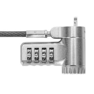 Targus Defcon Ultimate Universal Serialized Combination Lock, Bulk Silver, image 2