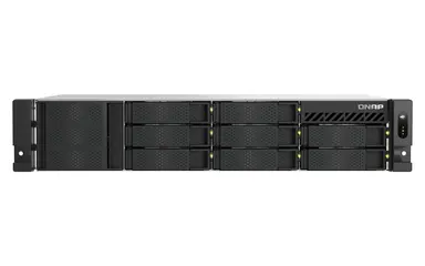 Qnap 2U 8-BAY Short Depth Rackmount NAS/ISCSI IP-SAN. Intel Atom C5125 8C 2.8GHz