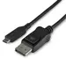StarTech.com Startech 3.3 ft USB-C to DisplayPort 1.4 Cable with HDR/DISPLAYHDR/HBR3/DSC/HDCP, image 5