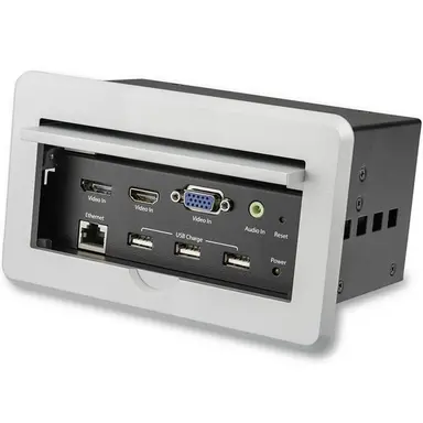 StarTech.com Conference Table Connectivity Box Installs in Table - Conference Table Pop up BO