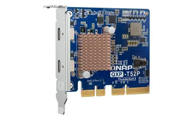 QNAP Thunderbolt 5 Dual Ports Expansion Card, PCIe GEN4 X4
