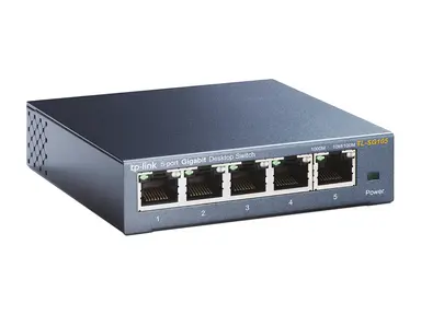 Omada Networks by TP Link TP-Link 5-Port 10/100/1000MBPS Desktop Switch TL-SG105, image 6