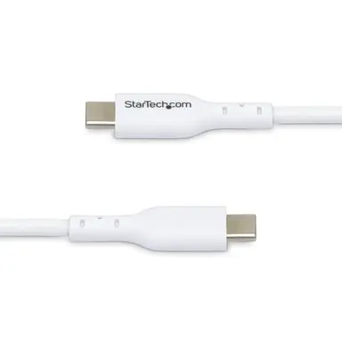 StarTech.com 10 ft (3M) White USB-C Charging Cable, USB C Cable, USB 2.0 Type-C Laptop Charger, image 7