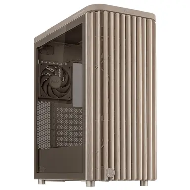 ASUS Proart PA401 Wood Edition Beige ATX Case with Tempered Glass PANEL; Support