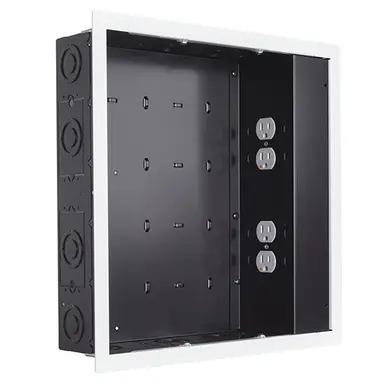 Chief Manufacturing DESCRIPTION: In-Wall Large Wht - W/ Surgex 2 Outlets, image 4