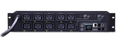 Cyberpower Systems (USA) 30A 208V Metered-By-Outlet Switched Pdu 10 C19 Outlets 12FT Cord 3 Year Warranty, image 4