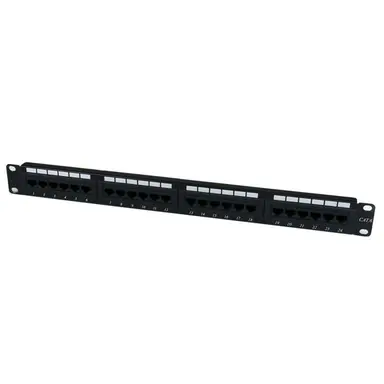StarTech.com Patch Panel - Bronze - Blackorganize up to 24 Cat6 Patch Cables - 110 Type Patch