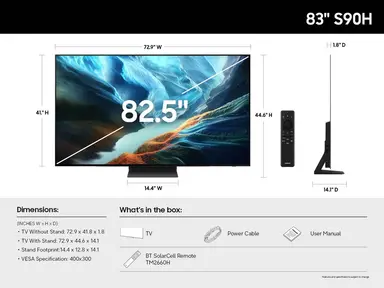 Samsung Electronics America, I OLED/83INCH/3840 × 2160/165 HZ (VRR Support), image 7