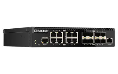 QNAP Half-Rackmount Switch Layer 2 16-Port Managed Switch, 8, image 7