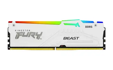 Kingston 128GB 5600MT/S DDR5 CL40 DIMM (Kit of 4) Fury Beast White RGB XMP, image 7
