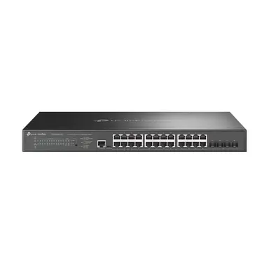 Omada Networks by TP Link Omada 24-Port 2.5GBASE-T and 4-Port 10GE SFP+ L2+ Managed Switch with 16-Port PO, image 4