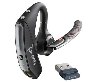 HP Poly Voyager 5200 UC USB-a Headset +BT600 Dongle TAA
