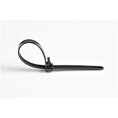 StarTech.com 100 Pack of Resealable Zip Ties - 5 in - Black, image 7