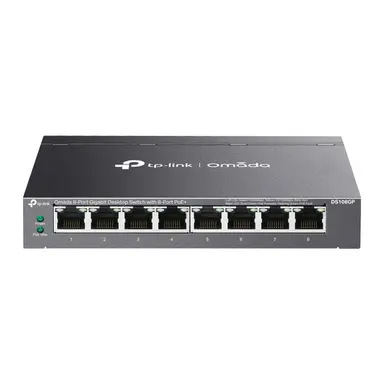 Omada Networks BY TP Link Omada 8-PORT Gigabit Desktop Switch with 8-PORT POE+, image 2