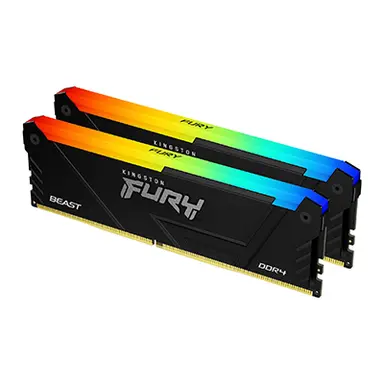 Kingston 64GB 3600MT/S DDR4 CL18 Dimm (KIT OF 2) Fury Beast RGB