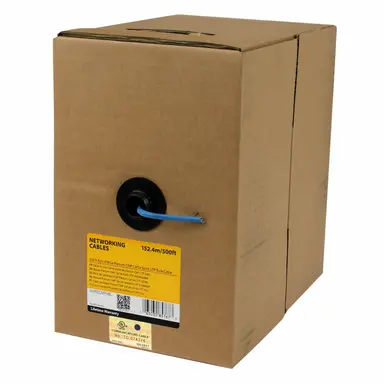 STARTECH.COM 500 FT. Blue Utp CAT5E Cable for 1000 Mbps Networks - High-Quality Copper Conduc