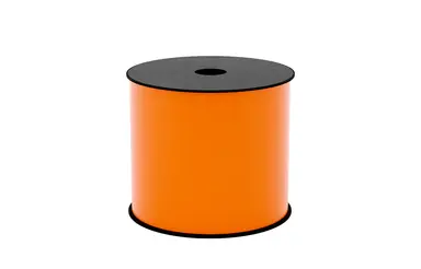 Brother International Corporat 4 in Wide TT Continuous Vinyl Orange Label (Use BMSLPR03XX Ink Ribbons), 2.4MIL