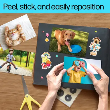 HP Picture Stickers 4X6 in 10 Sheets, image 8