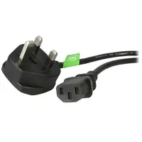 StarTech.com 6FT/1.8M 18AWG (0.75MM2) UK Computer/Monitor Power Cable AC Power Cord W/ BS 136, image 3