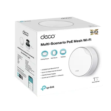 Omada Networks BY TP Link AX3000 Whole Home Mesh Wi-Fi 6 Unit with POE, image 7