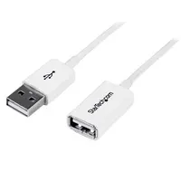 StarTech.com 3M White USB 2.0 Extension Cable Cord - a to a - USB Male to Female Cable - 1X U, image 3