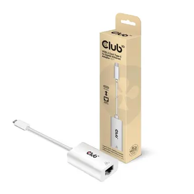 Club 3D B.V USB3.2 GEN1 Type-C to Gigabit Ethernet Adapter. Enable Your MacBook, Chromebook