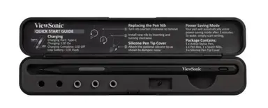 ViewSonic 8.9 MM Active Capacitive Pen for MPP 2.0, 4096 Level, 2 Buttons, Replaceable Har, image 7