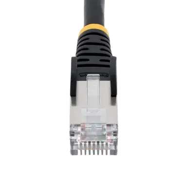 StarTech.com 1 ft Cat6a Ethernet Cable - Black - Low Smoke Zero Halogen (LSZH) - 10GBE 500MHz, image 8